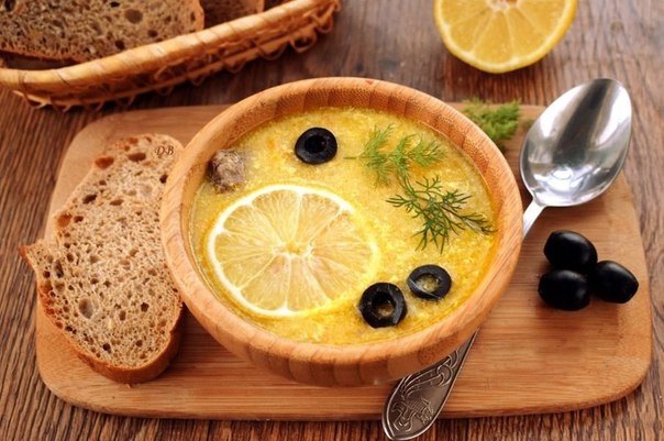 Куриный суп "Греческий" Куриный суп "Греческий"