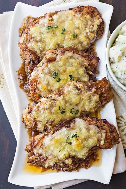 Куриные грудки с карамельным луком Куриные грудки с карамельным луком