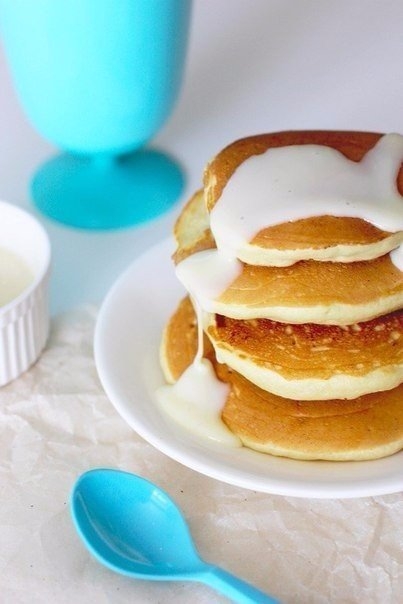 Пышные американские панкейки.