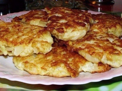 Капустные оладушки на кефире