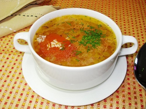 Рисовый суп с карри