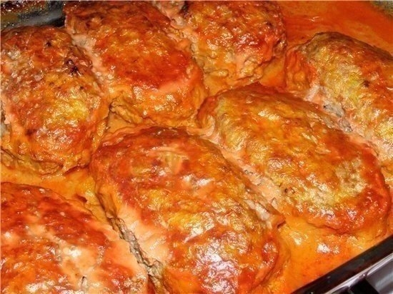 Ленивые голубцы (в котлетах)
