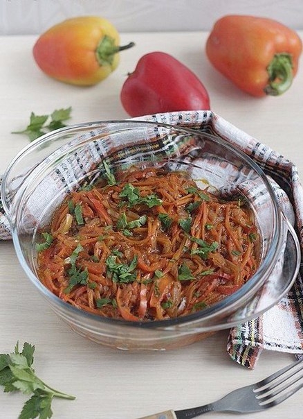 Гречаники с овощным соусом