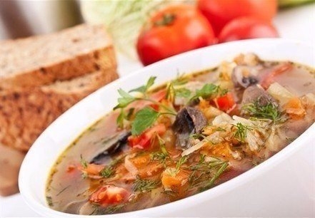 Солянка куриная