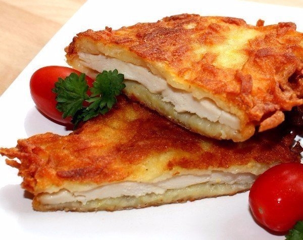 Куриное филе в картофеле