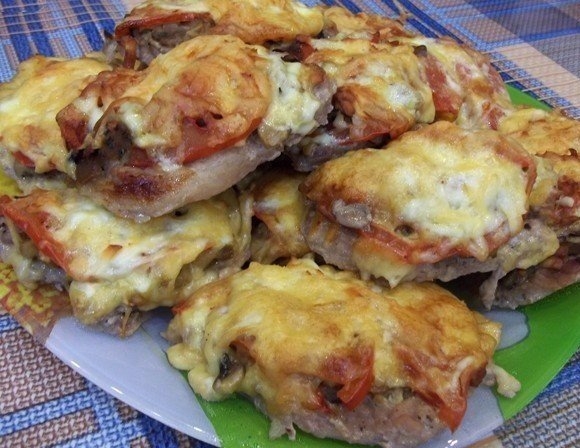 Французские отбивные из свинины в духовке