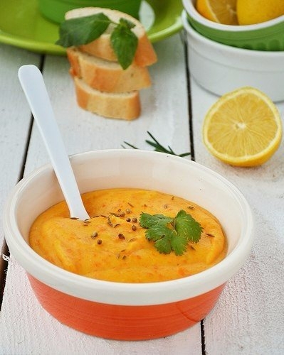 Овощное пряное пюре.