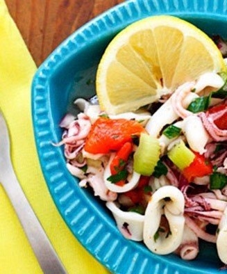 Легкий морской салат