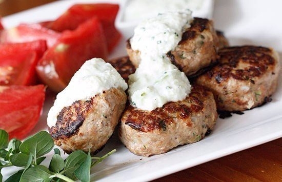 Котлетки из индейки по-гречески