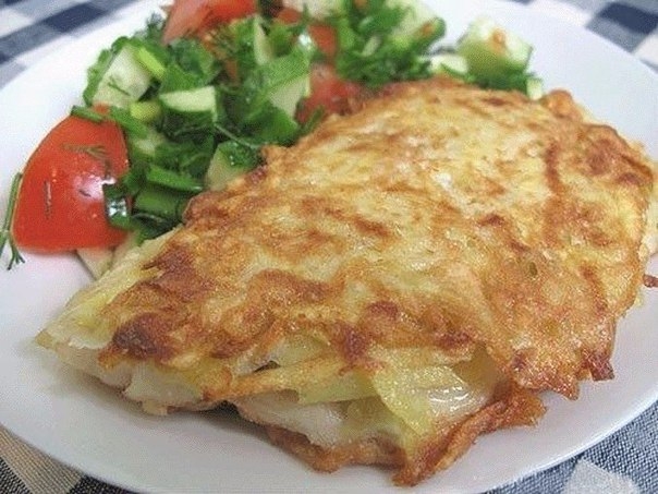 РЫБА В КАРТОФЕЛЬНОЙ КОРОЧКЕ