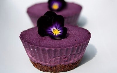 Черничный чизкейк.