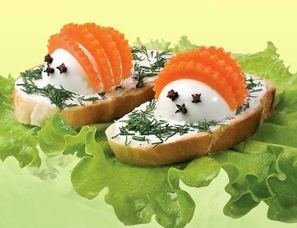 Бутерброды &laquo;Ежик&raquo;