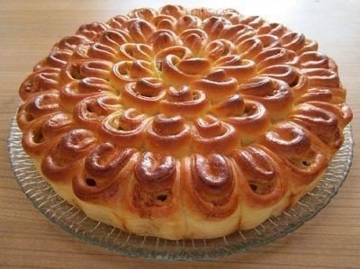 МЯСНОЙ ПИРОГ "ХРИЗАНТЕМА"