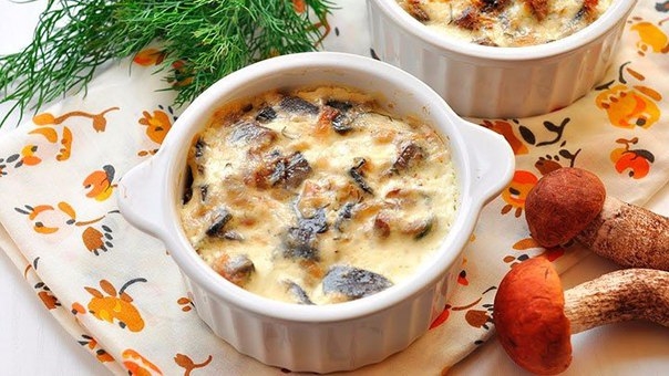 Жюльен с кедровыми орехами