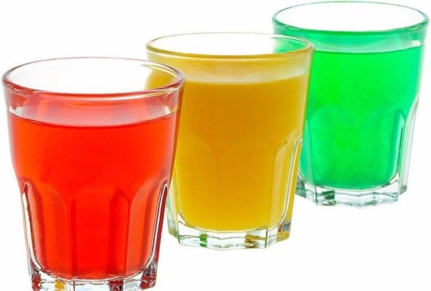 Яркий коктейль &laquo;Светофор&raquo;