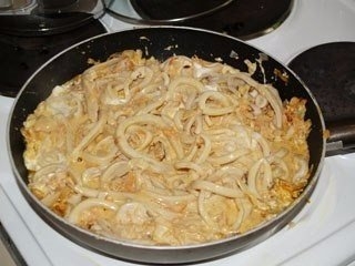 Кальмары тушеные с рисом