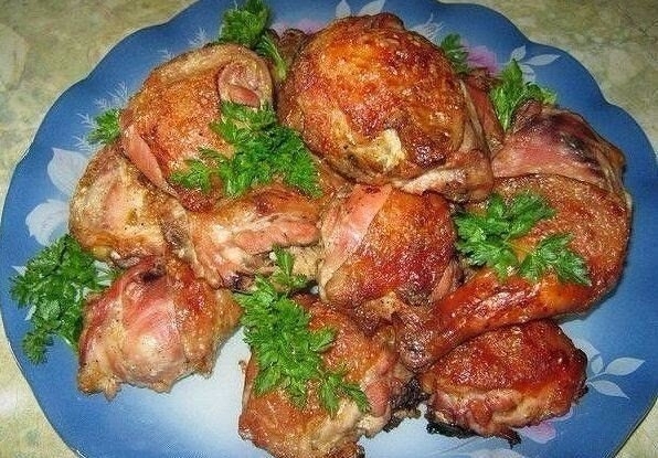 Курица, маринованная в кефире