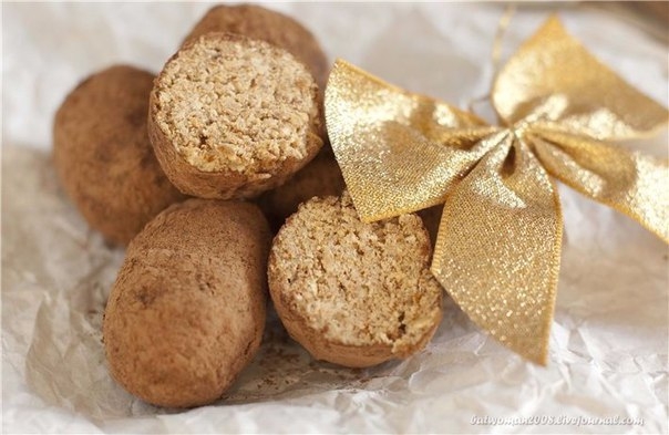 Диетическое пирожное "Картошка"