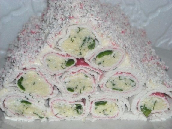 Крабовые палочки с сыром