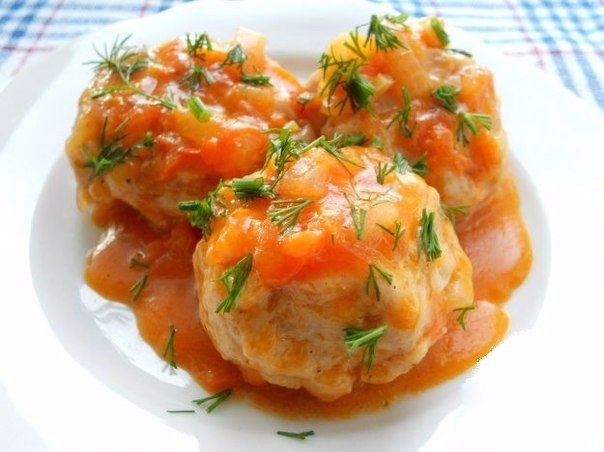 Тефтели с капустой