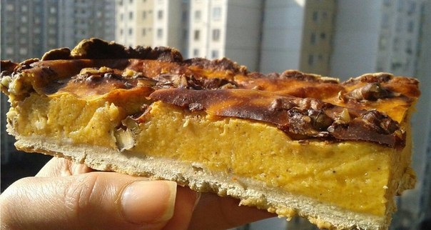 ТЫКВЕННЫЙ ПИРОГ С ГРЕЦКИМ ОРЕХОМ