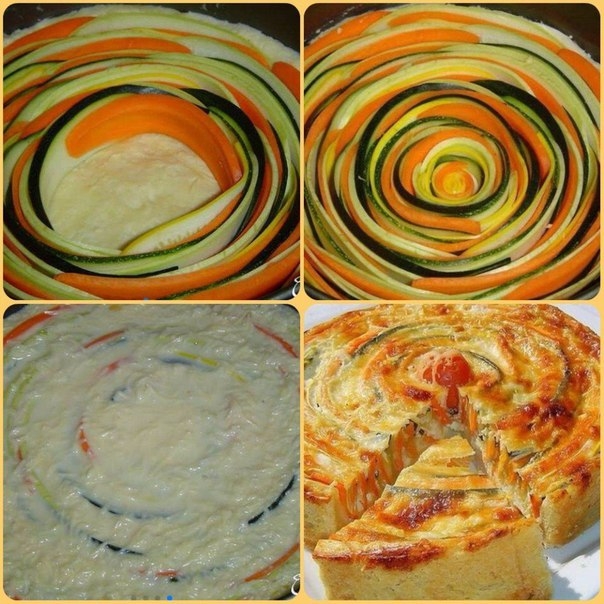 ПОТРЯСАЮЩЕ КРАСИВЫЙ И ВКУСНЫЙ ОВОЩНОЙ ПИРОГ
