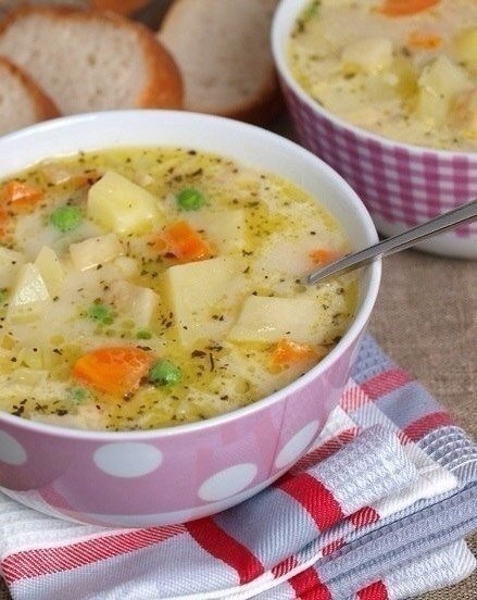 Нежный ароматный супчик для всей семьи! Очень вкусно и легко!