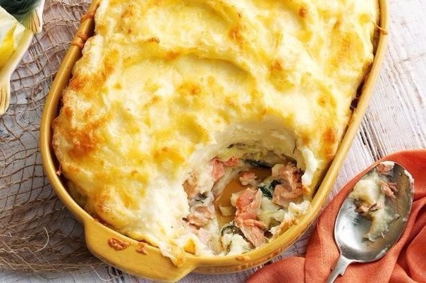 Запеканочка из сочной рыбки - чудесная! Ароматная, с румяной корочкой - объедение!