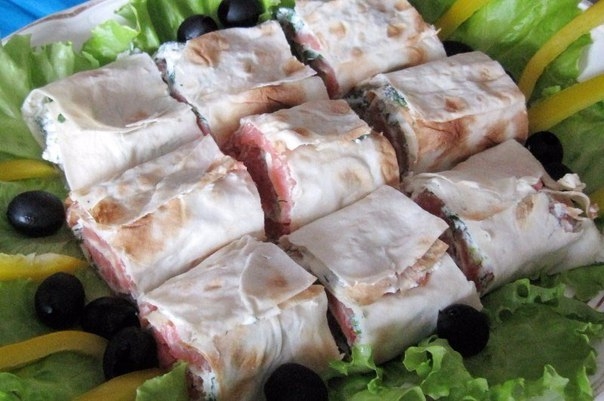 Вкуснейшие закусочные рулеты с семгой для вашего застолья! Готовить так просто!