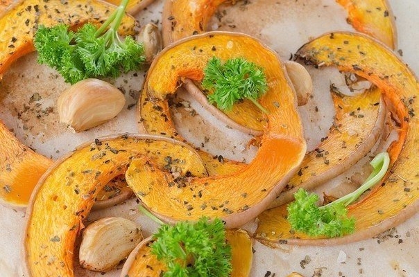 Пряные тыквенные дольки очень вкусны! Только попробуйте!