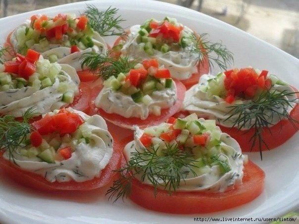 Как из простых продуктов сделать украшение стола и очень вкусную закуску!