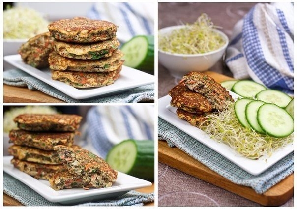 Приятные на вкус и простые в изготовлении овощные оладьи из цветной капусты. Попробуйте!