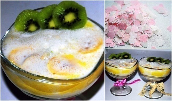 Потрясающий десерт порадует буйством красок и нежным вкусом! Готовьте с любовью!