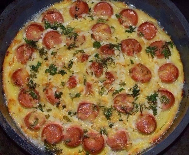Пикантная яркая запеканка порадует взор и вкус! Угостите друзей необычным блюдом!
