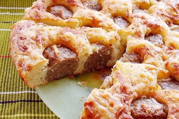 Очень вкусный и сытный пирог. Мужчины умяли за ужином с большим удовольствием Очень вкусный и сытный пирог. Мужчины умяли за ужином с большим удовольствием