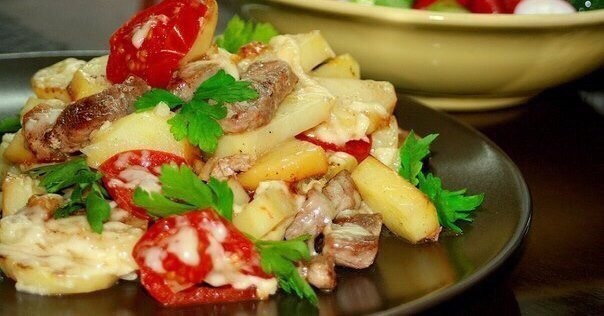 Картофель "по-французски" на сковороде