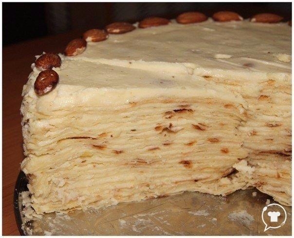 Торт "Наполеон" на сковороде