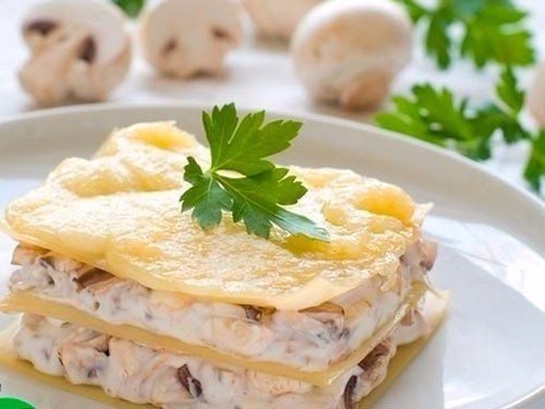 Сочная лазанья с курочкой и грибами? Это что-то новенькое! Попробуем? Сочная лазанья с курочкой и грибами? Это что-то новенькое! Попробуем?