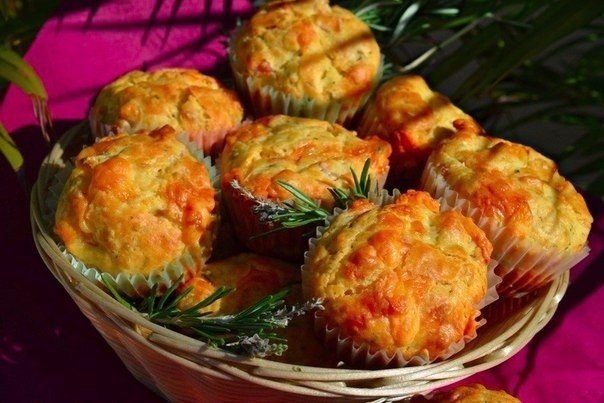 Закусочные маффины с пикантным вкусом порадуют ваших гостей! Неповторимый вкус и аромат!