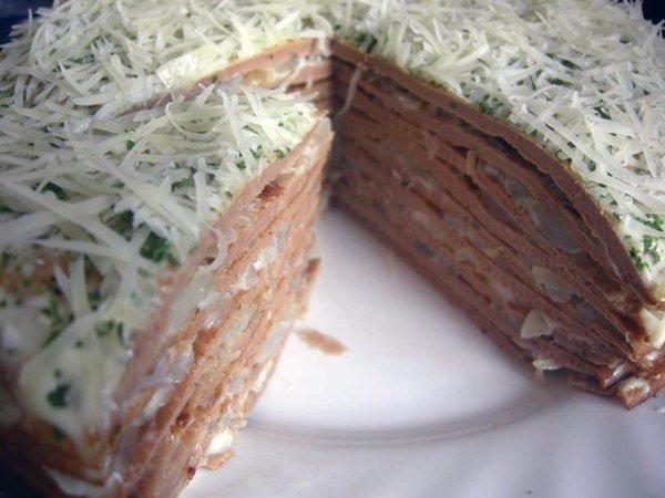 Подружка угостила меня вкусным пикантным тортиком! Теперь и я с вами делюсь этим чудо-рецептом! Подружка угостила меня вкусным пикантным тортиком! Теперь и я с вами делюсь этим чудо-рецептом!