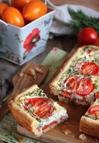 Уютный, сочный, нежный пирог на хрустящем сырном тесте, вкуснятина!