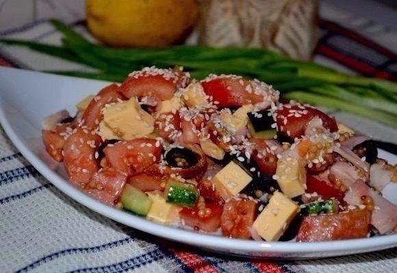 Потрясающе вкусный салат готовлю по особым случаям. Коронная моя фишка!