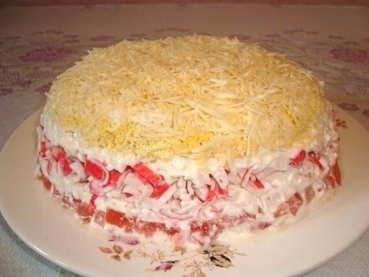 Чудо-салатики с крабовыми палочками. Быстро и вкусно!