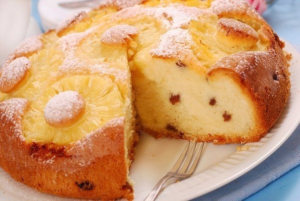 ТВОРОЖНАЯ ЗАПЕКАНКА С ИЗЮМОМ И АНАНАСАМИ ТВОРОЖНАЯ ЗАПЕКАНКА С ИЗЮМОМ И АНАНАСАМИ