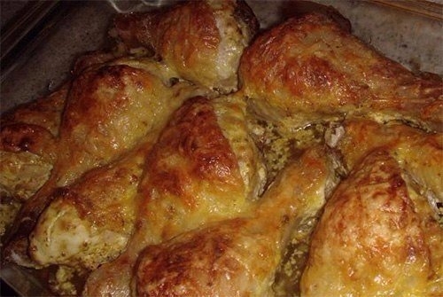 Куриные ножки со сметаной и сыром Куриные ножки со сметаной и сыром