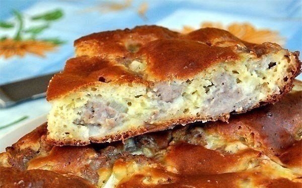 Пирог с мясом &laquo;Легче не бывает&raquo;